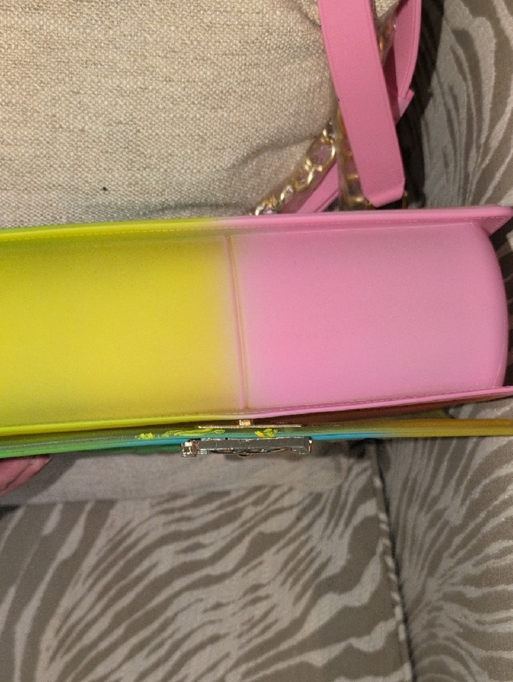Jelly PVC Rainbow Shoulder Bag - NWT Has 1 Callout - Picture 6 of 13